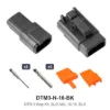 DTM 3 Way Kit Nickel Solid 18-16 Black - DTM3-N-16-BK