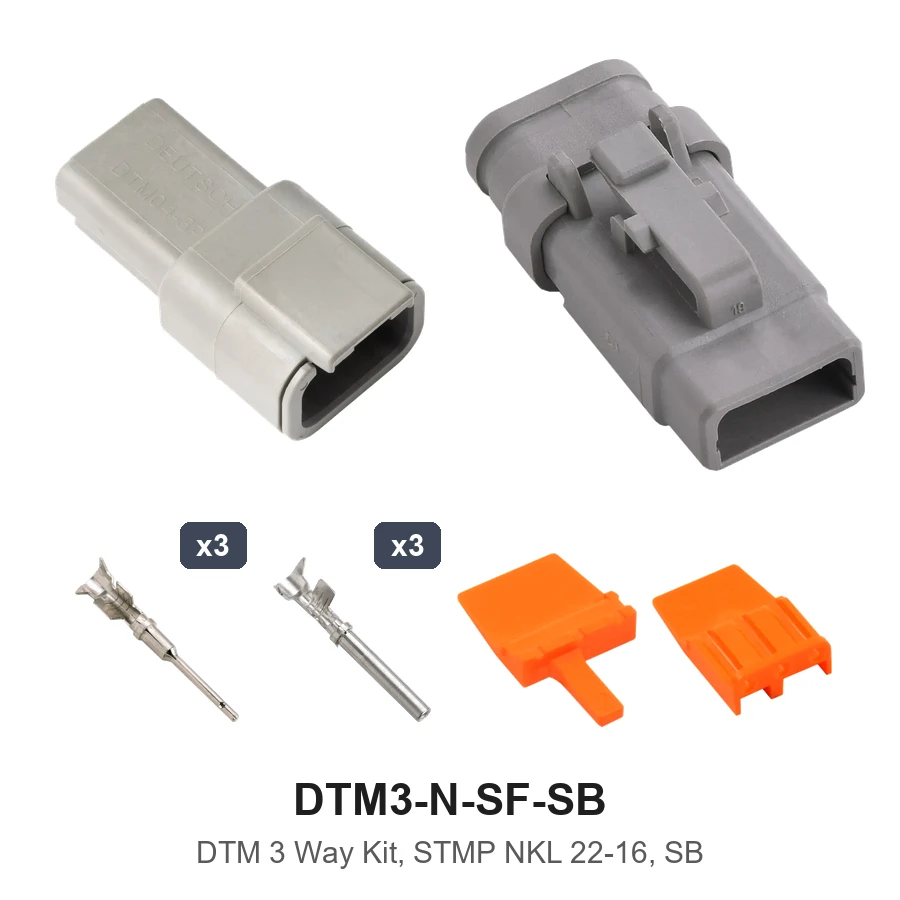 DTM 3 Way Kit Nickel Stamped SB - DTM3-N-SF-SB