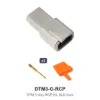 DTM 3 Way Receptacle Kit Gold Solid - DTM3-G-RCP