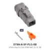DTM 4 Way Plug Kit Nickel Stamped SB - DTM4-N-SF-PLG-SB