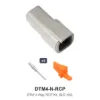 DTM 4 Way Receptacle Kit Nickel Solid - DTM4-N-RCP