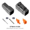 DTM 6 Way Kit Nickel Solid 18-16 Black - DTM6-N-16-BK