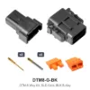 DTM 8 Way Kit Gold Solid Black - DTM8-G-BK