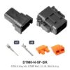 DTM 8 Way Kit Nickel Stamped Black - DTM8-N-SF-BK
