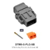 DTM 8 Way Plug Kit Gold Solid SB - DTM8-G-PLG-SB