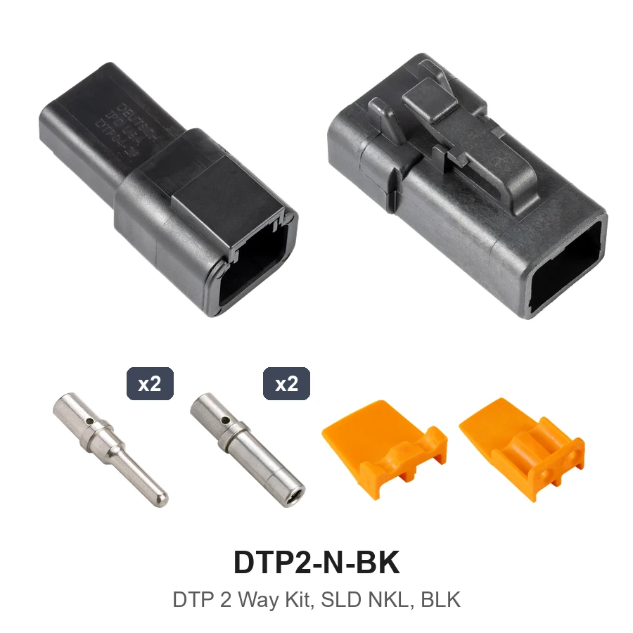 DTP 2 Way Kit Nickel Solid Black - DTP2-N-BK