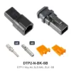DTP 2 Way Kit, SLD NKL, BLK, SB - DTP2-N-BK-SB