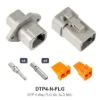 DTP 4 Way Flanged Kit Nickel Solid - DTP4-N-FLG