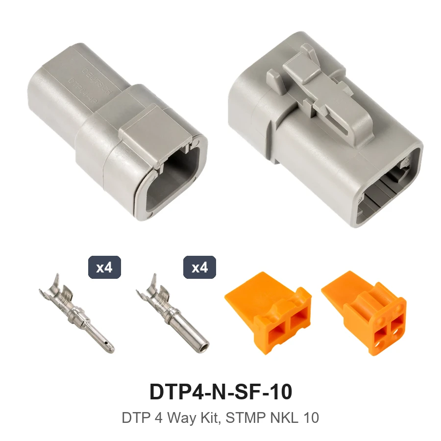 DTP 4 Way Kit Nickel Stamped 10 GA - DTP4-N-SF-10