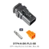 DTP 4 Way PLG Kit, SLD NKL, BLK, SB - DTP4-N-BK-PLG-SB