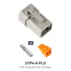 DTP 4 Way Plug Kit Nickel Solid - DTP4-N-PLG