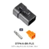 DTP 4 Way Plug Kit Nickel Solid Black - DTP4-N-BK-PLG
