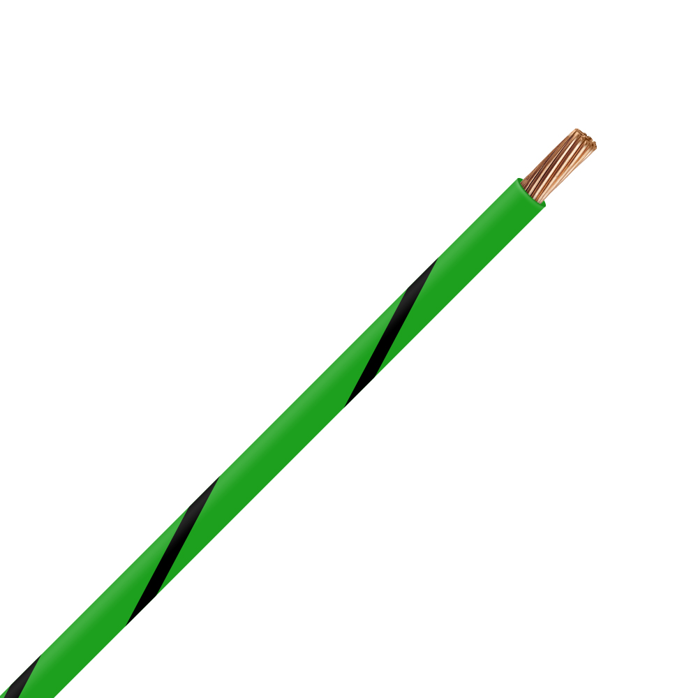 Picture of TXL 10 GREEN/BLACK STRIPED WIRE