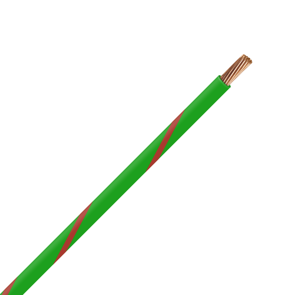 Picture of TXL 10 GREEN/RED STRIPED WIRE