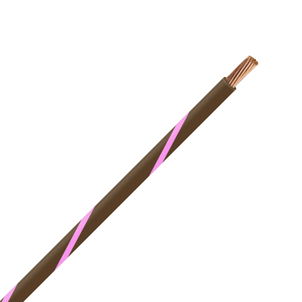 Picture of TXL 12 BROWN/PINK STRIPED WIRE