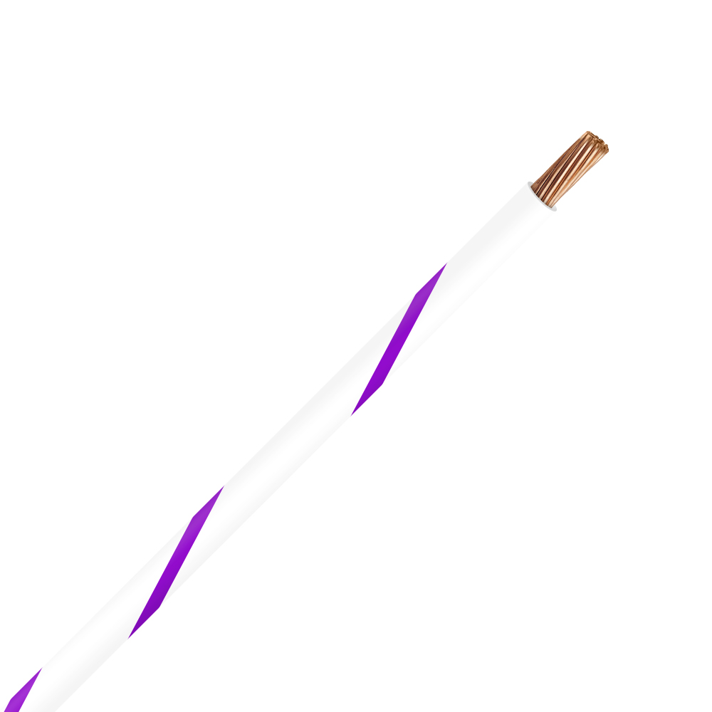 Picture of TXL 12 WHITE/PURPLE STRIPED WIRE